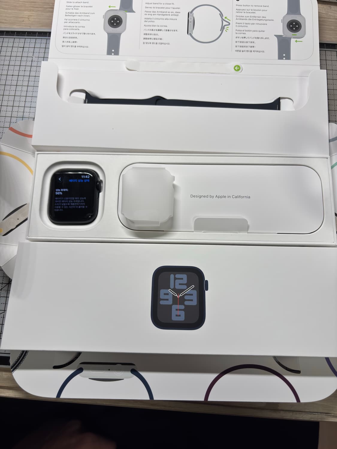 애플워치se2 (배터리 성능98%)44mm 미드나이트 상품이미지1