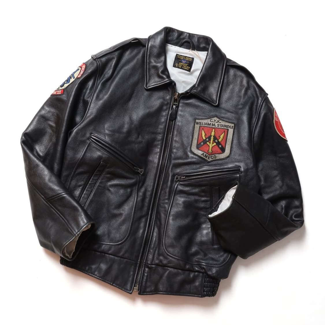 AMECO Patchwork Rider Jacket   상품이미지3