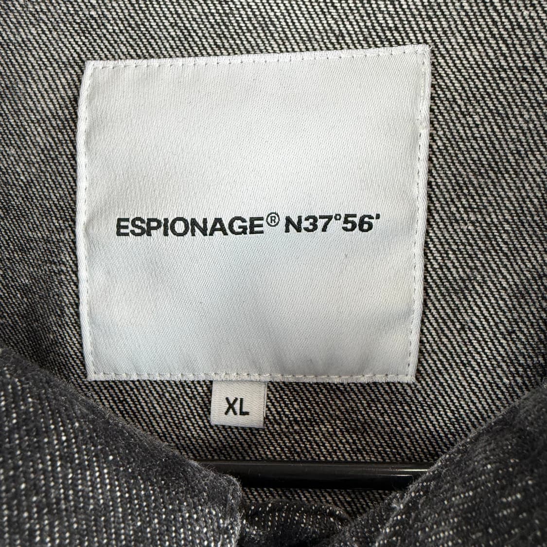 XL) 에스피오나지 릴렉스 흑청 데님 자켓 상품이미지3