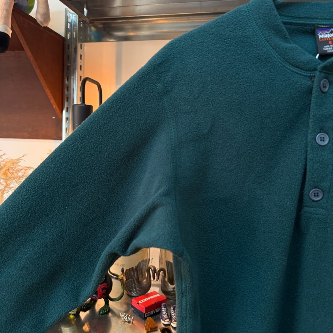 90S 파타고니아 캐필린 플리스 헨리넥 상품이미지3