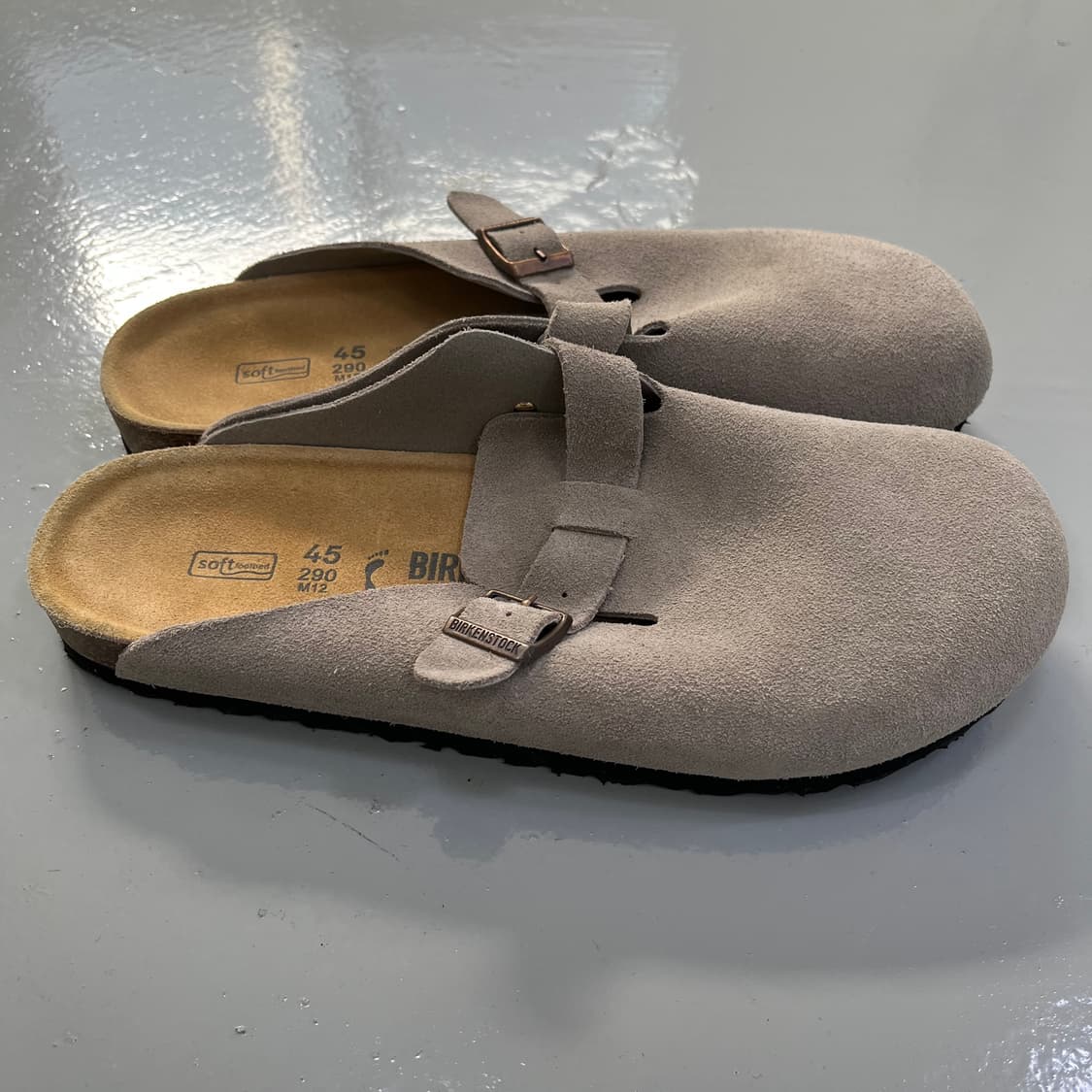 290 버켄스탁 보스턴 스웨이드 슬리퍼 0305M 상품이미지2