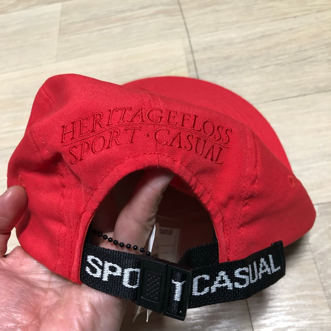 (OS) 헤리티지 플로스 HERITAGE FLOSS 롱빌캡 레드 모자 상품이미지4
