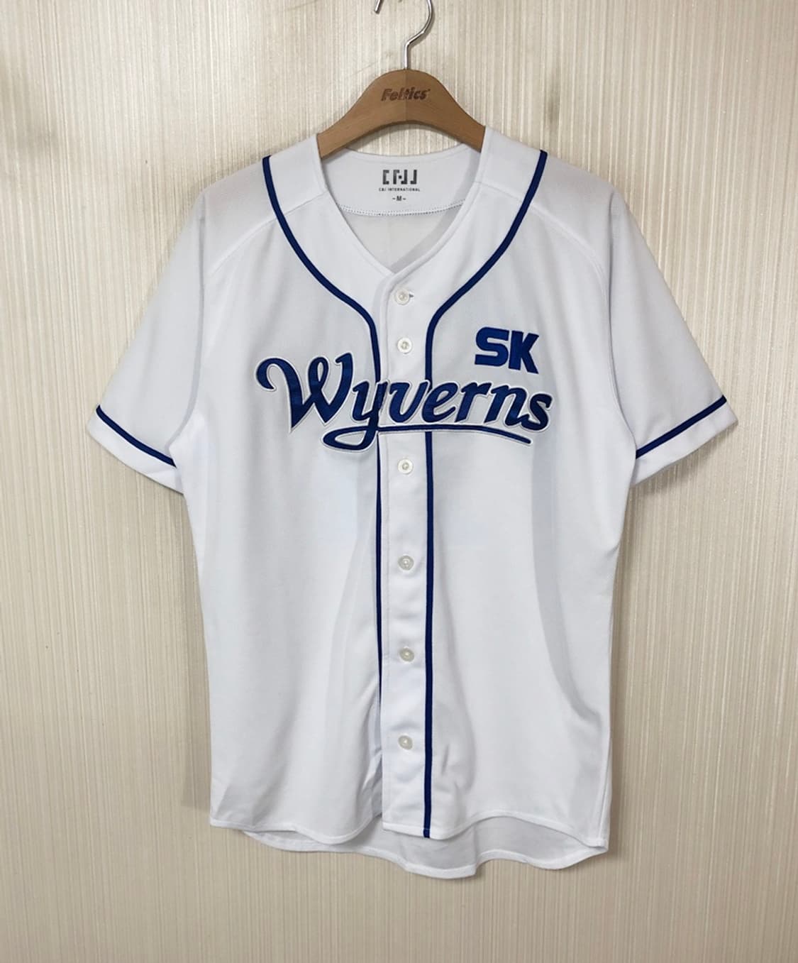 KBO SK와이번스 레트로유니폼/올드져지 M #14 최정 상품이미지1
