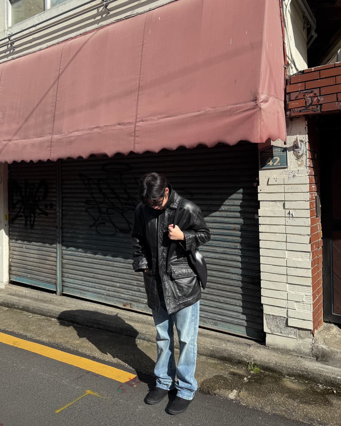 소가죽 레더 사파리자켓 (가죽 레더파카) 상품이미지8