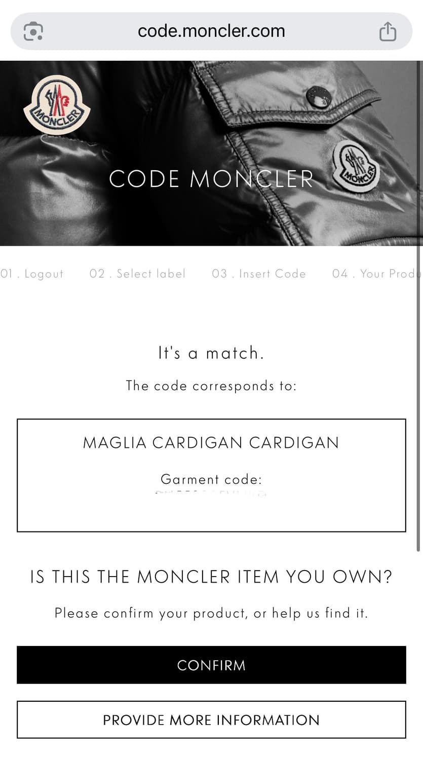 몽클레어 MAGLIA 집업 가디건 M 상품이미지4