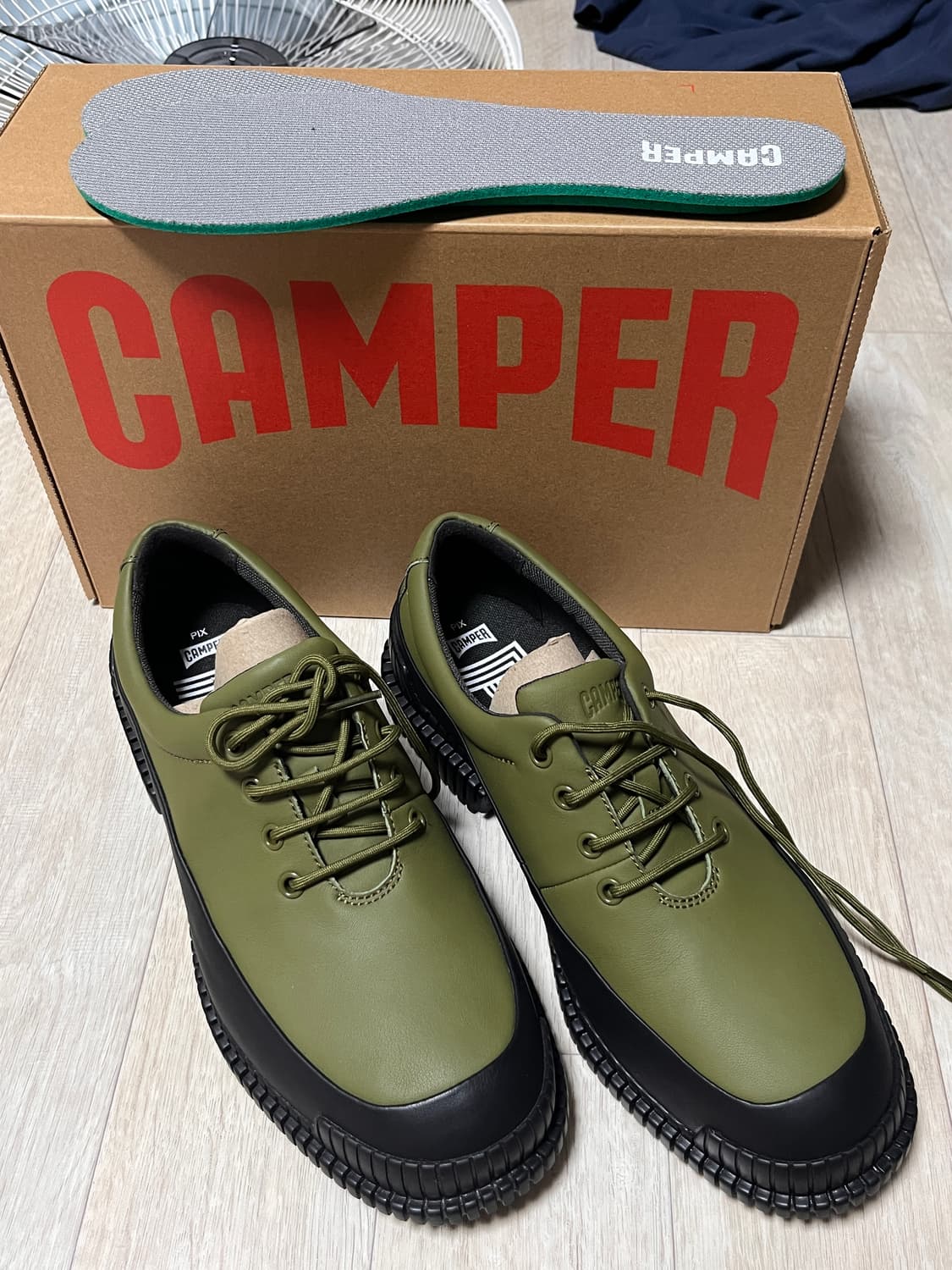 Camper 로퍼 K100360 053 PIX 0 카키(EU42) 상품이미지4