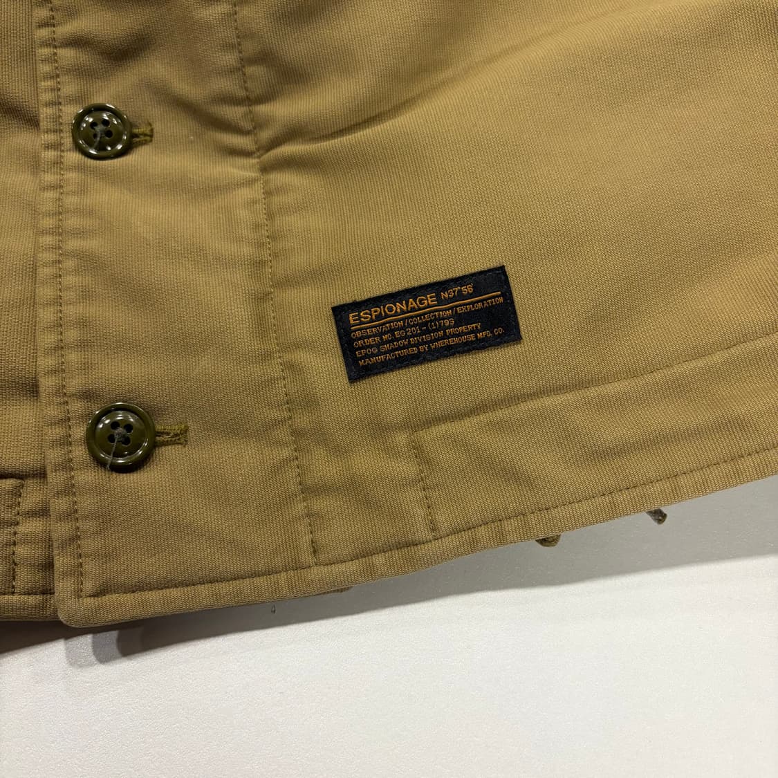 에스피오나지 베이지 퍼 카라 덱 자켓 B850 상품이미지8