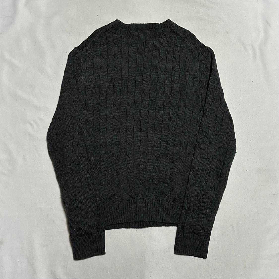 L 폴로랄프로렌 챠콜 케이블 니트 상품이미지3