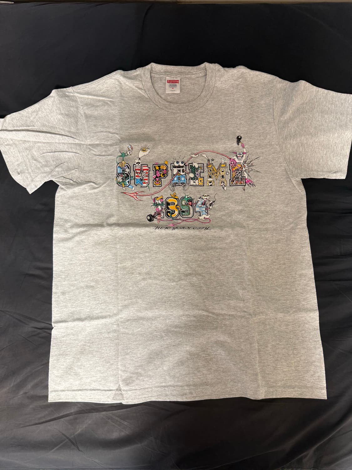 [M]슈프림 바시티 티셔츠 애쉬 그레이 - 24SS 상품이미지2