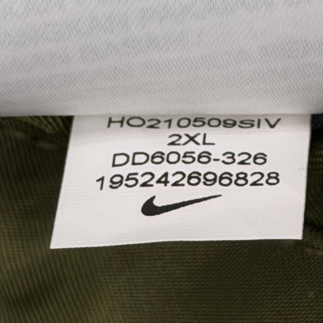 나이키 NSW 스우시 써마핏 봄버 리버서블 양면 자켓 러프 그린 블랙 상품이미지9