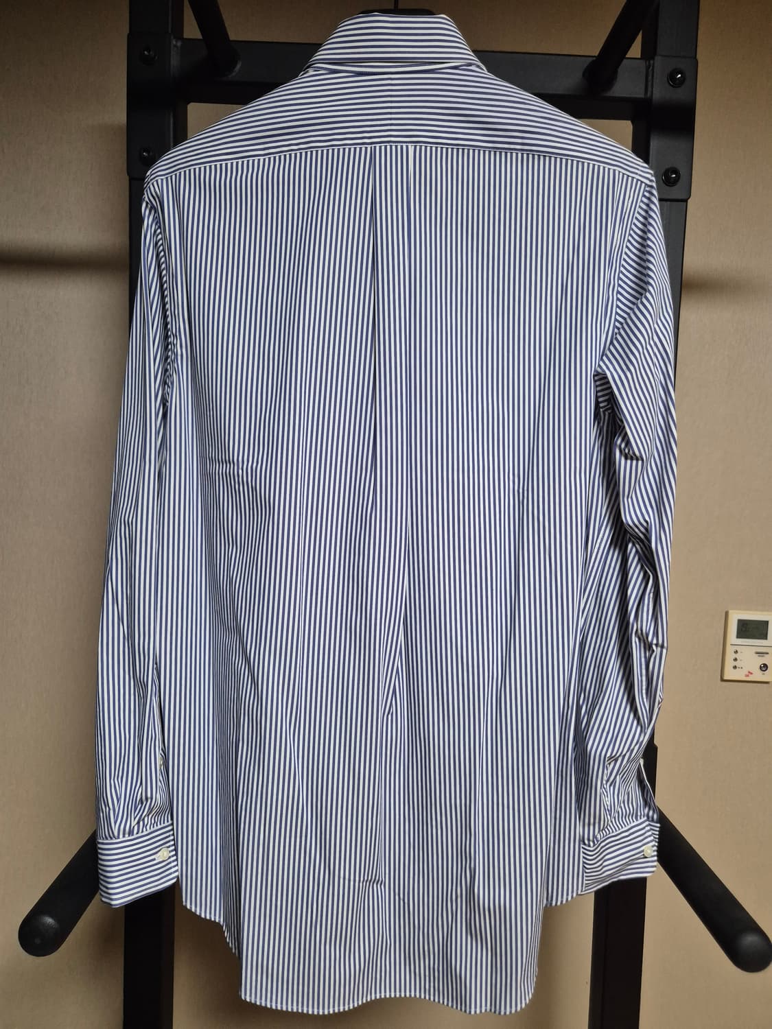 (새상품) 폴로 클래식핏 스트라이프 셔츠 포플린 M 상품이미지3