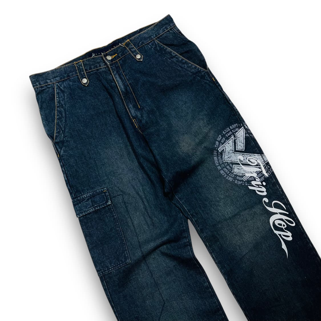 칼 카니 올드스쿨 빅로고 빈티지 데님 팬츠 상품이미지2