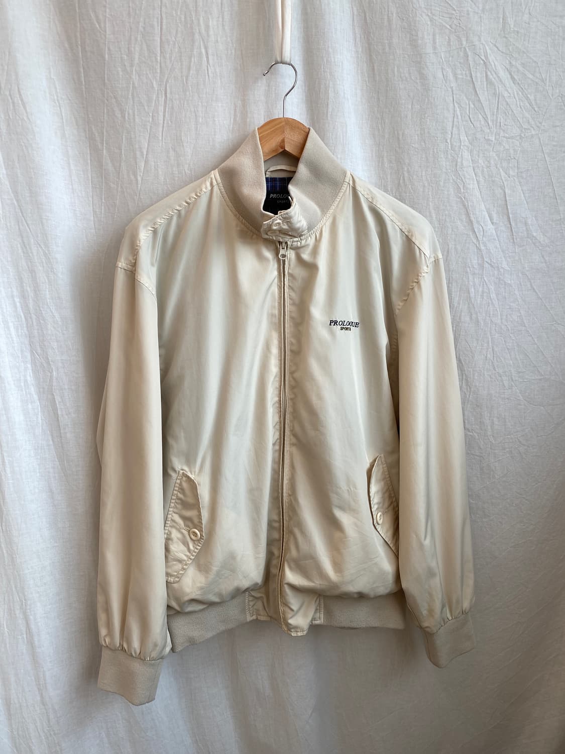 PROLOGUE 아이보리 블루종(MEN L) 상품이미지2