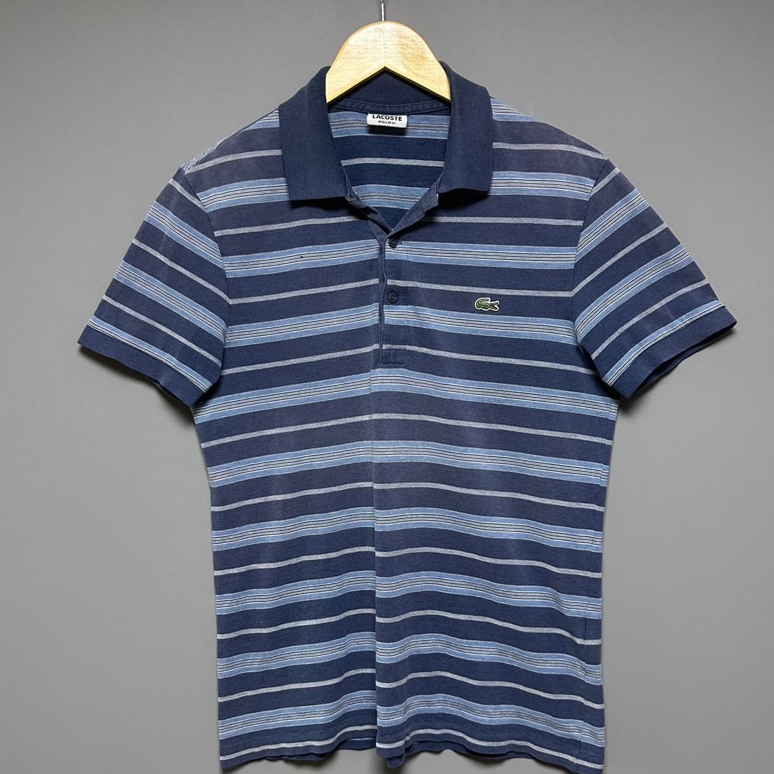 [M]라코스테 스트라이프 피케 티셔츠 상품이미지1