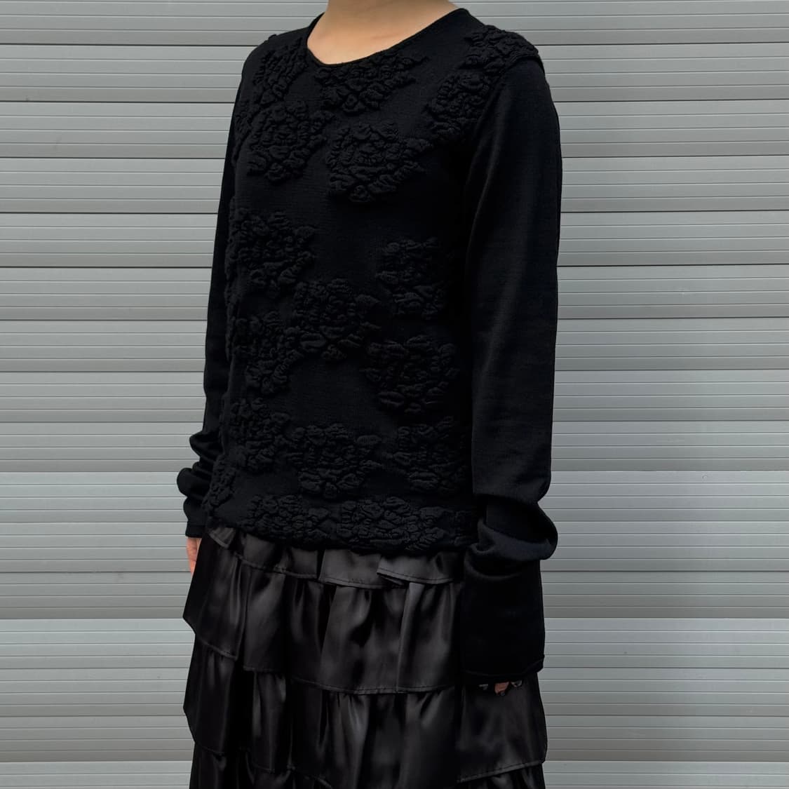 Flower Black Knit 상품이미지10