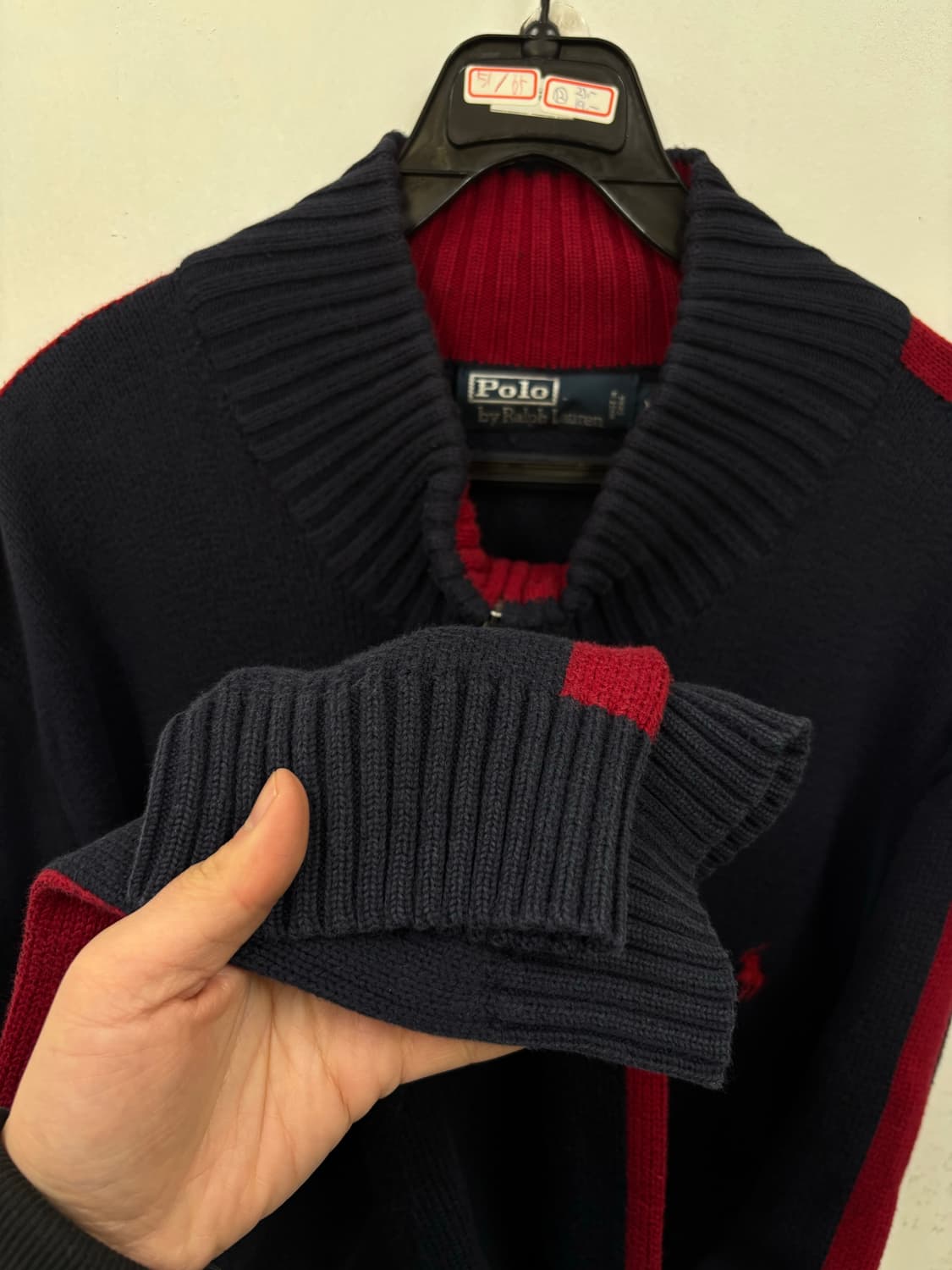 폴로랄프로렌 울니트  반집업 상품이미지3