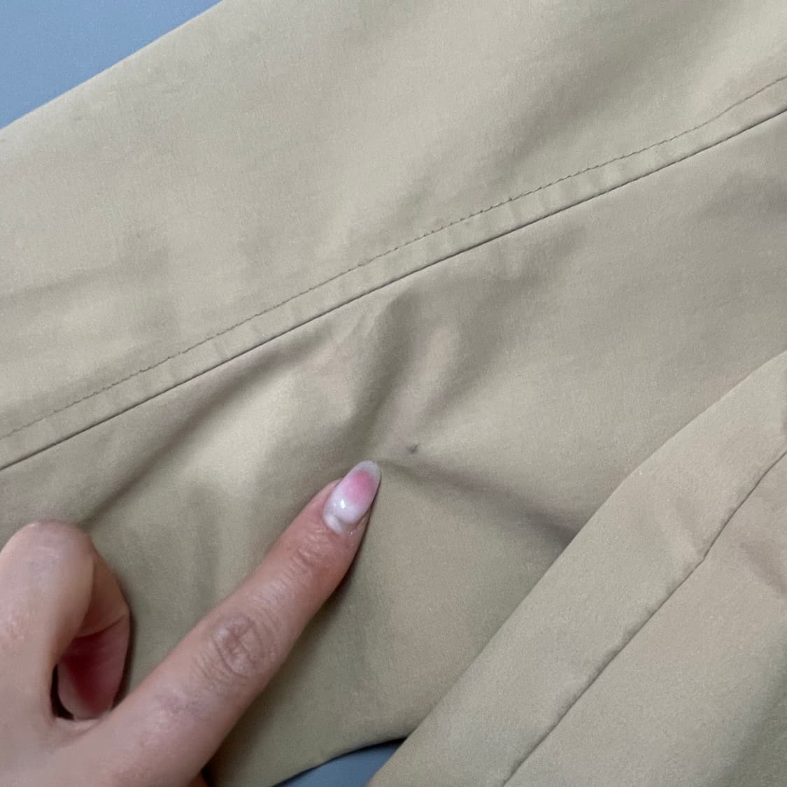 (95) 뉴발란스 베이지 우븐 코치 자켓 M 상품이미지6