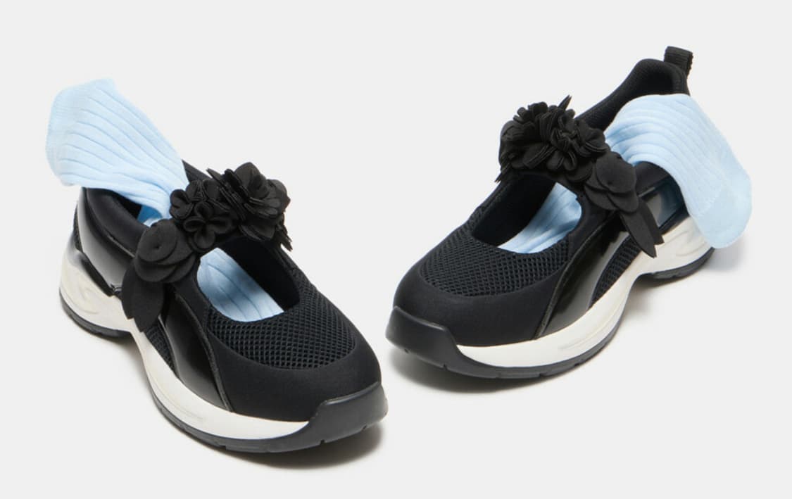 슈콤마보니 뉴 플라워밤 메리제인 스니커즈 블랙 230 상품이미지2