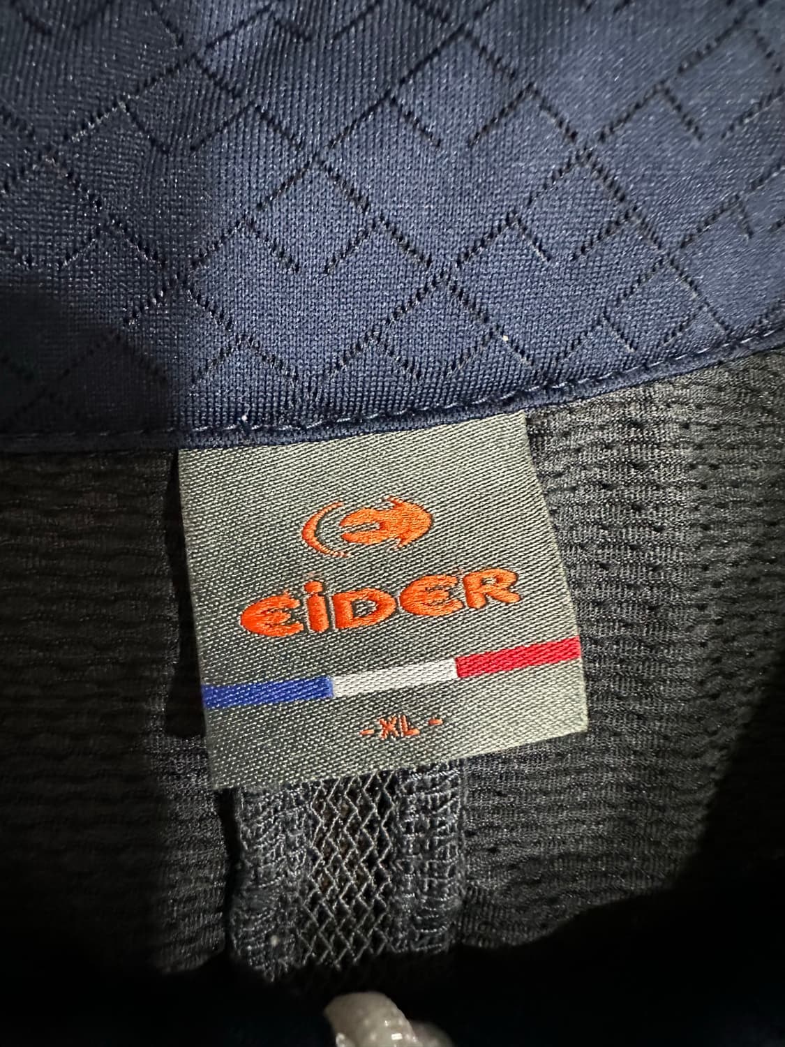 아이더 EIDER 반집업 기능성 아웃도어 반팔 티셔츠 XL 105 네이비 상품이미지6