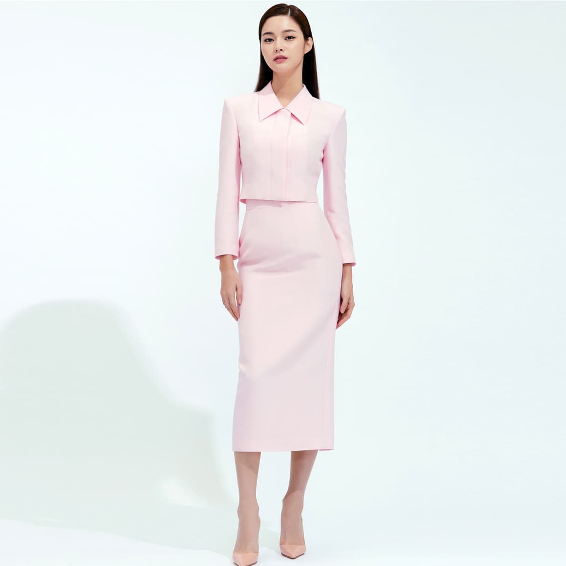 아보아보(avou avou) 울 실크 셋업 55 (크롭자켓+스커트) 상품이미지3