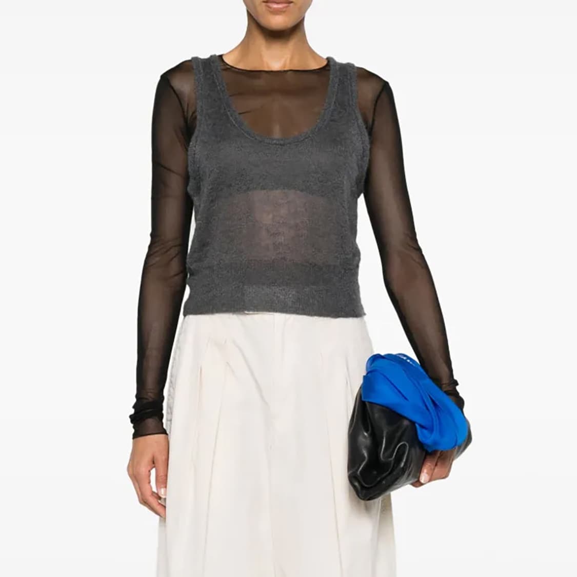 kid mohair sheer knit tank  상품이미지2