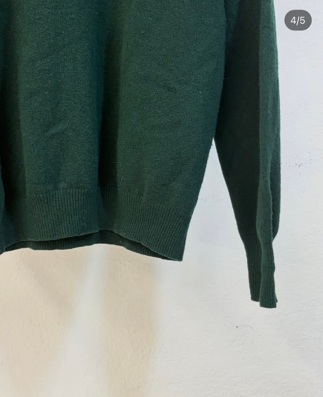 폴로 램스울100 카라넥 니트 상품이미지3