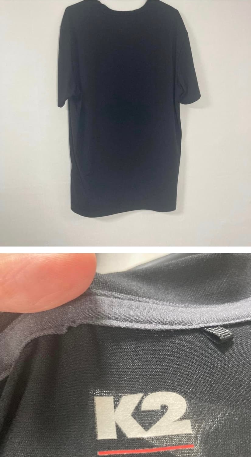 K2 남성 기능성V반팔티 105  상품이미지3