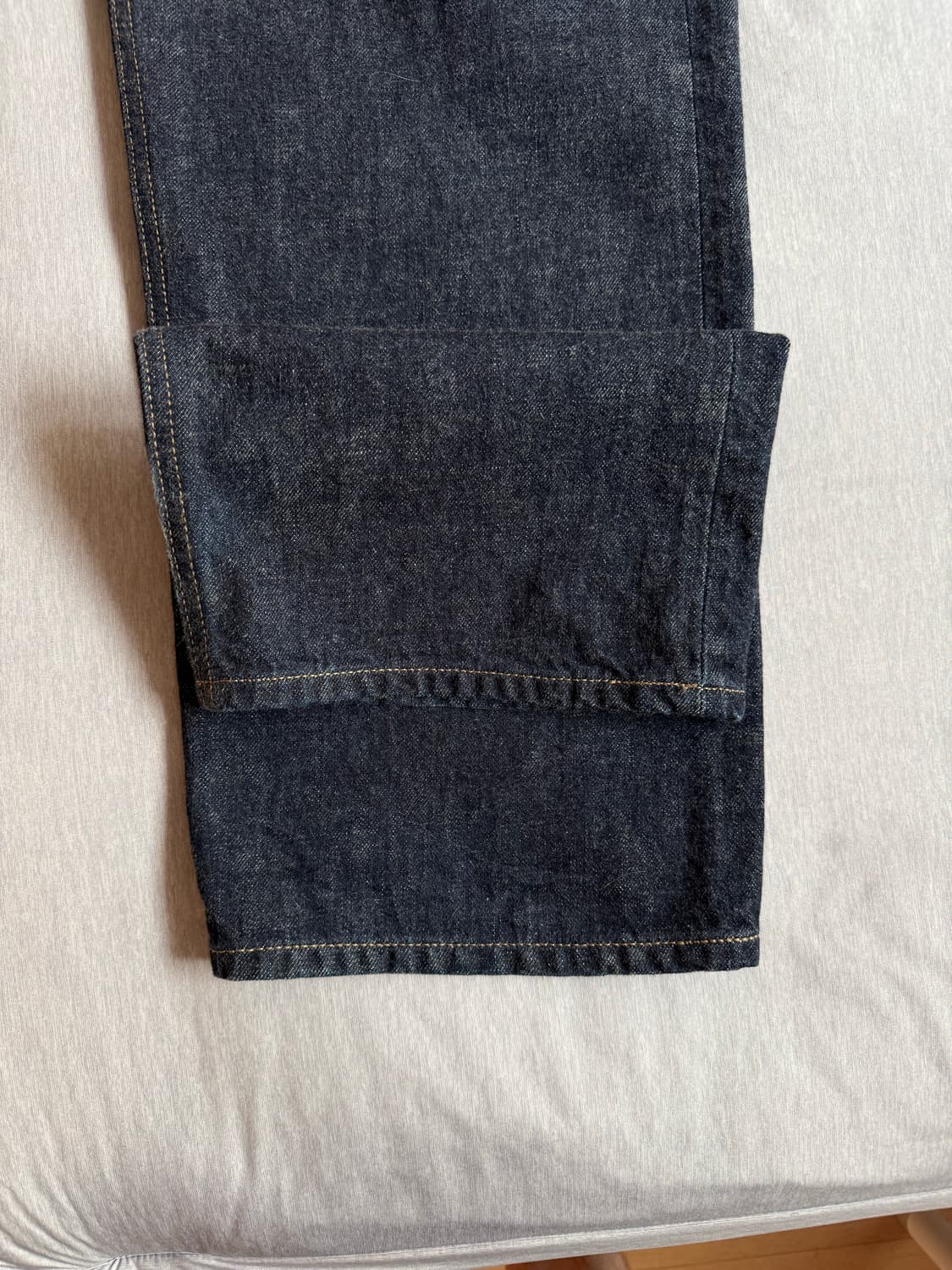 [30] 유니온블루 5PK 아콘 셀비지 와이드 데님 원워시 상품이미지5