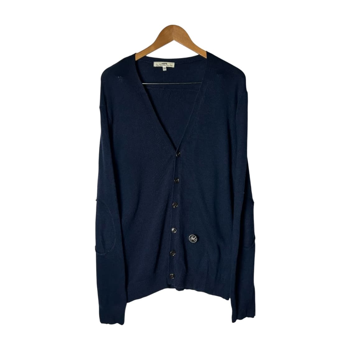 [HOPE] 호프 엘보패치 브이넥 가디건 상품이미지1