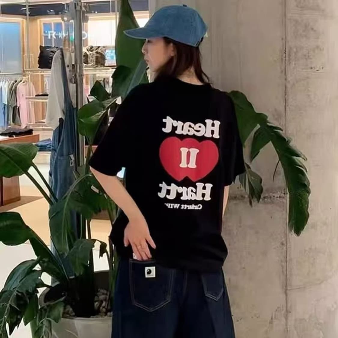 칼하트윕 하트 티셔츠  상품이미지2