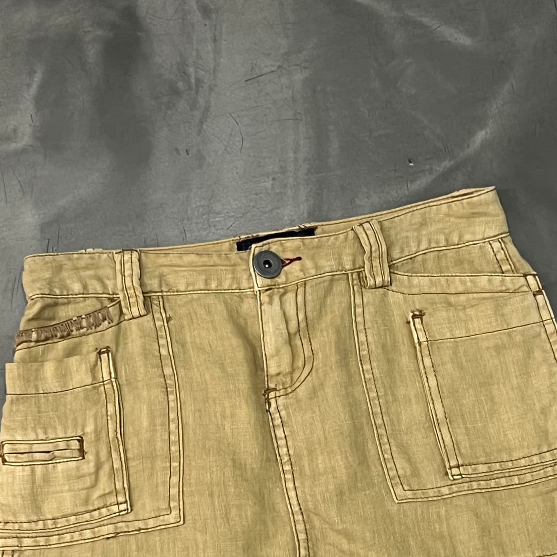  폴로 진스 린넨 미니 스커트 y16116 상품이미지3