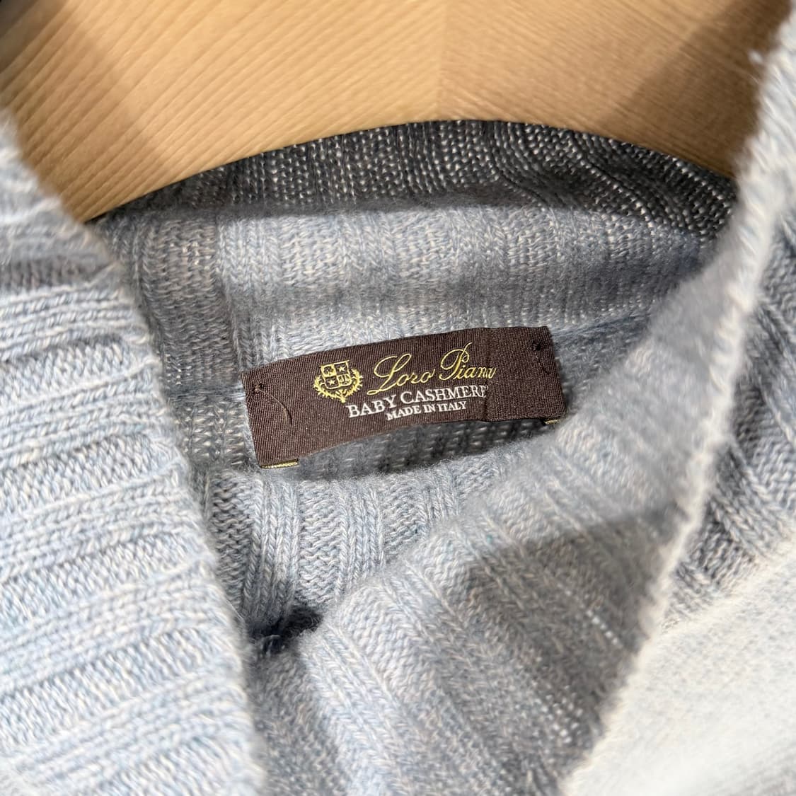 (A+/50) / 로로피아나 베이비 캐시미어 터틀넥 니트 상품이미지4