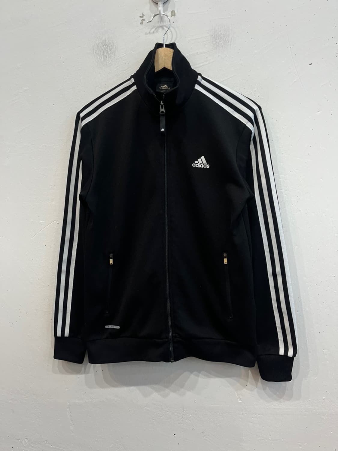 아디다스 자수로고 트랙탑 져지 블랙  상품이미지1