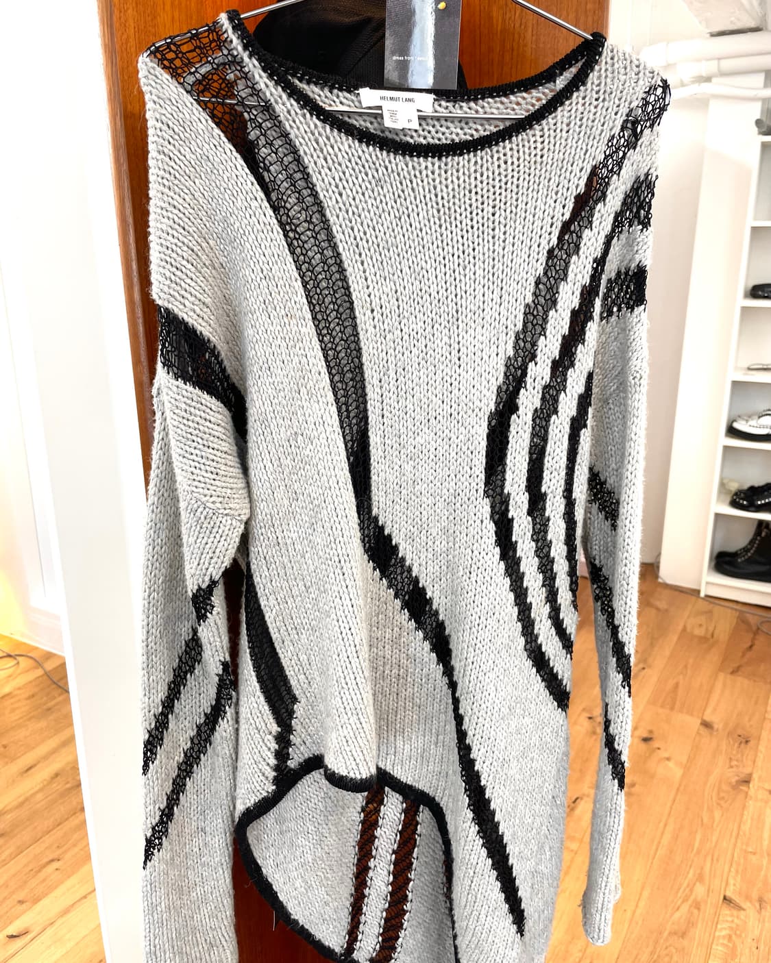 [S] 헬무트랭 시스루 언발 니트 상품이미지2