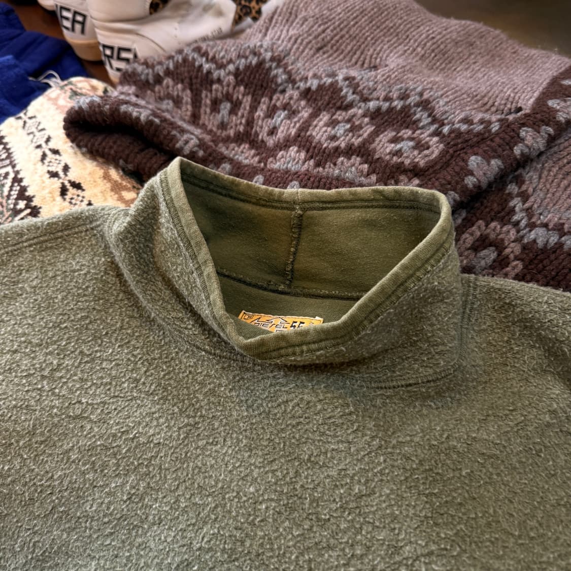 90S 디젤 밀리터리 리버서블 스웻셔츠 이탈리아생산 상품이미지5