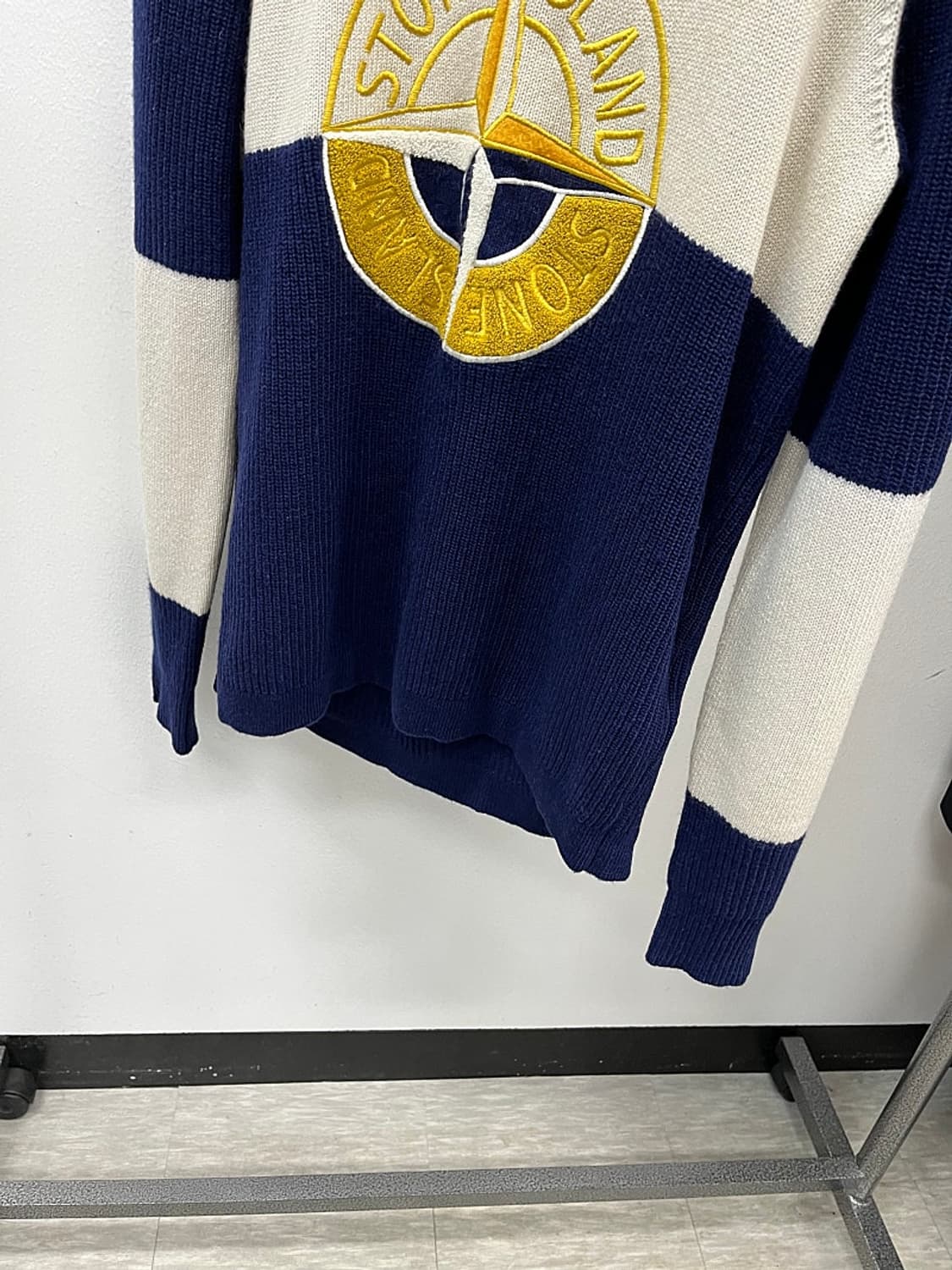 100) 스톤아일랜드 로고자수 니트  상품이미지5