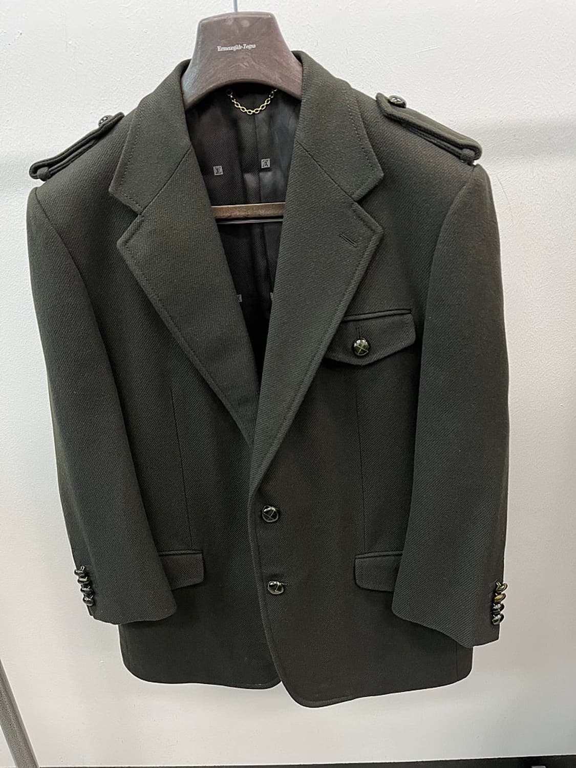 105) 루이비통 밀리터리 견장 울자켓  상품이미지3