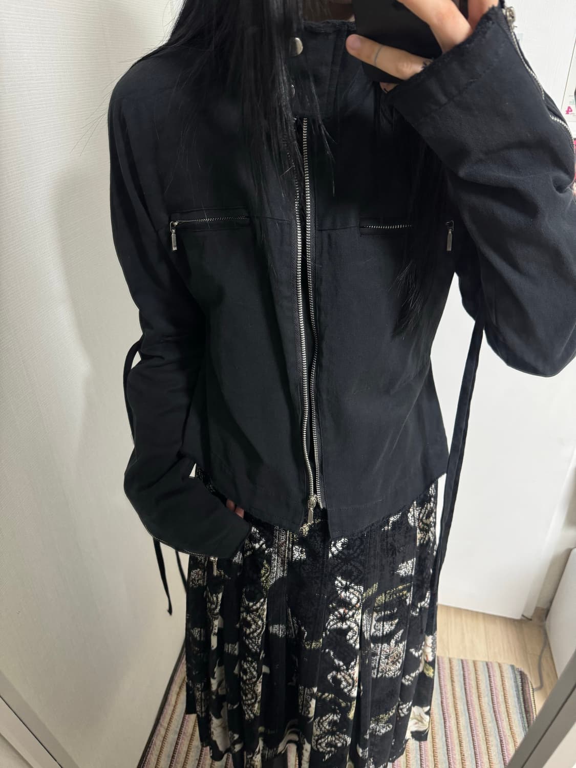 Vintage high-neck cotton jacket 상품이미지1