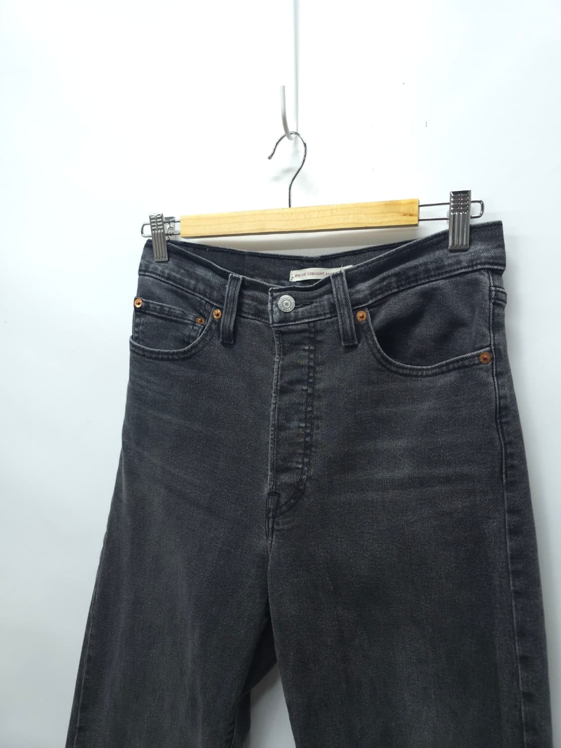 리바이스 립케이지 스트레이트 블랙진 ( 27 ) 상품이미지2