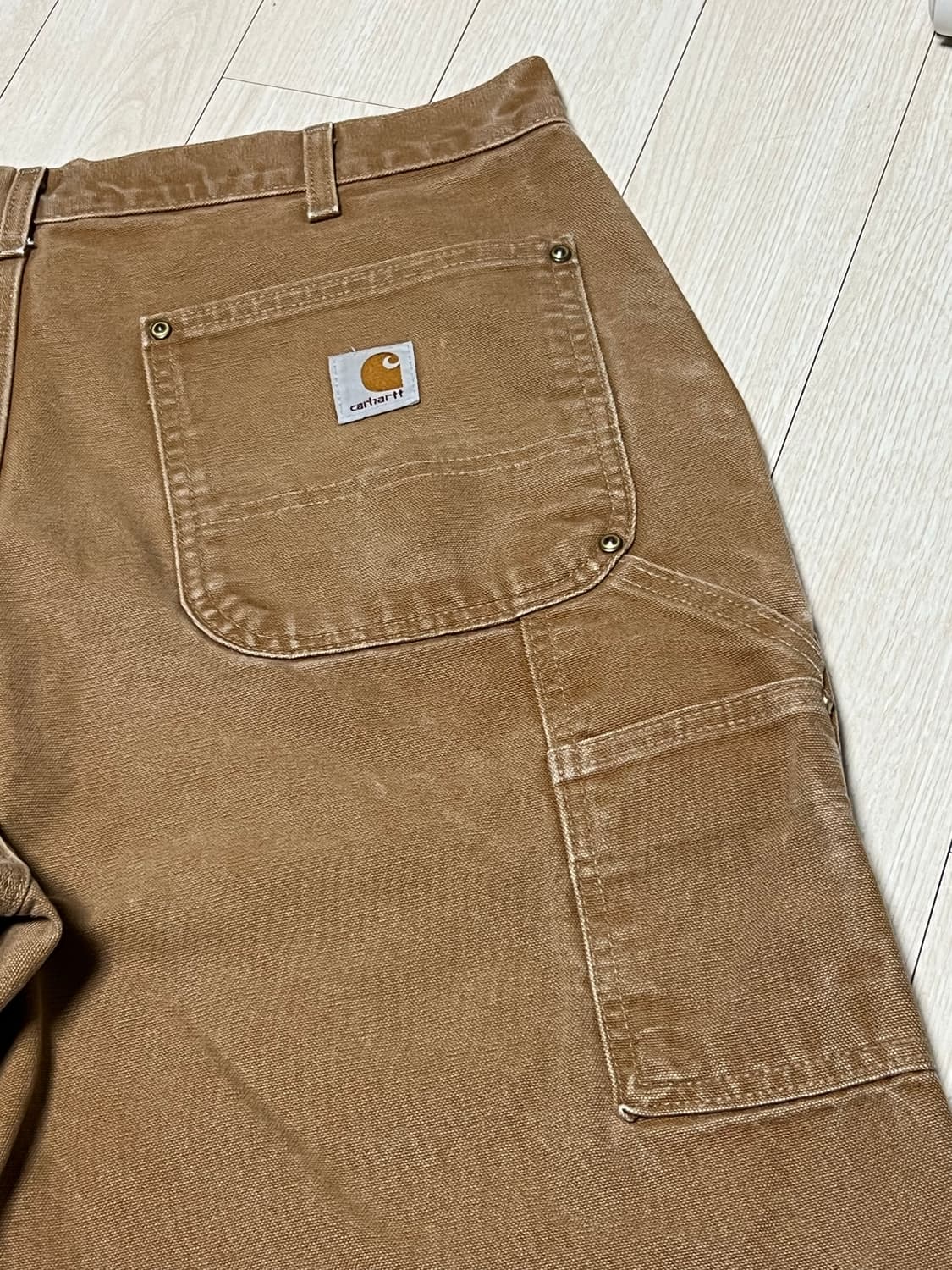 칼하트더블니워크팬츠 36x32 BRN 상품이미지5