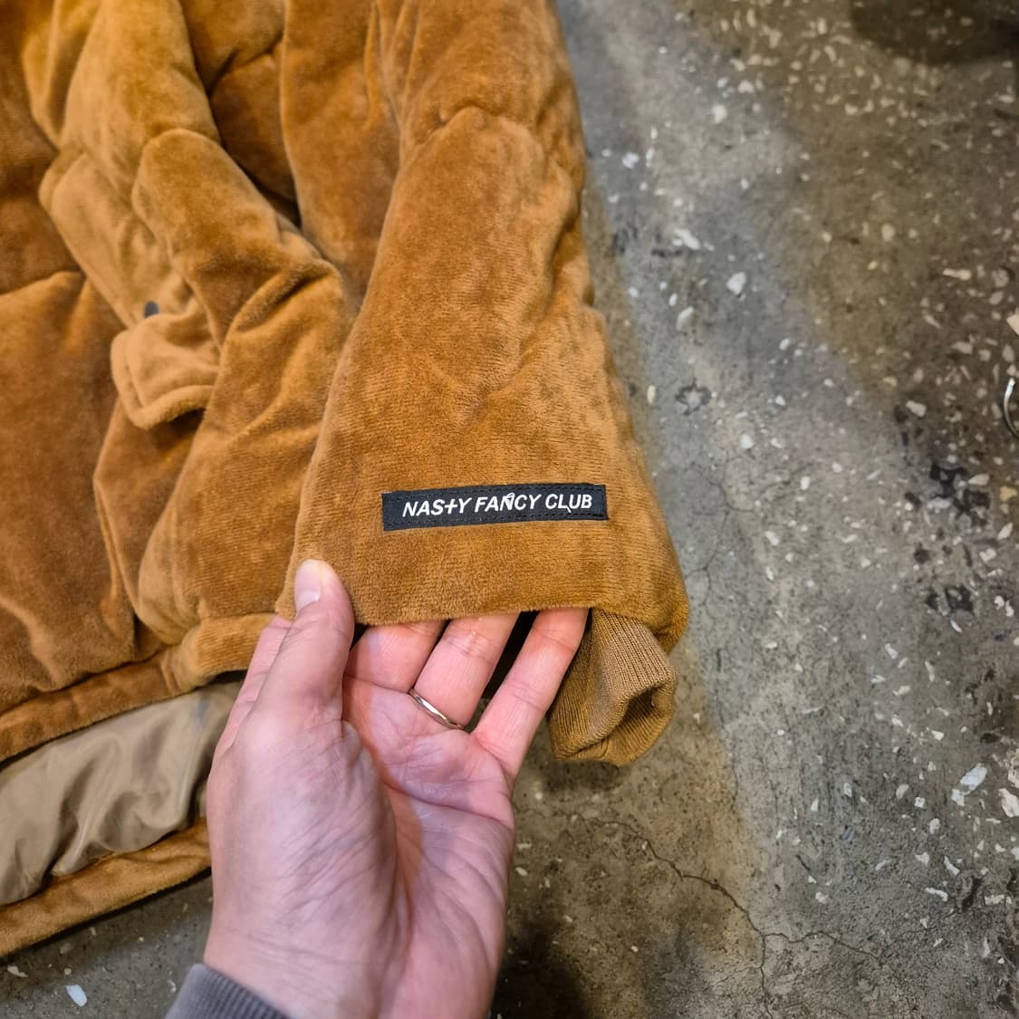 M 네스티 팬시클럽 브라운 패딩점퍼  상품이미지7