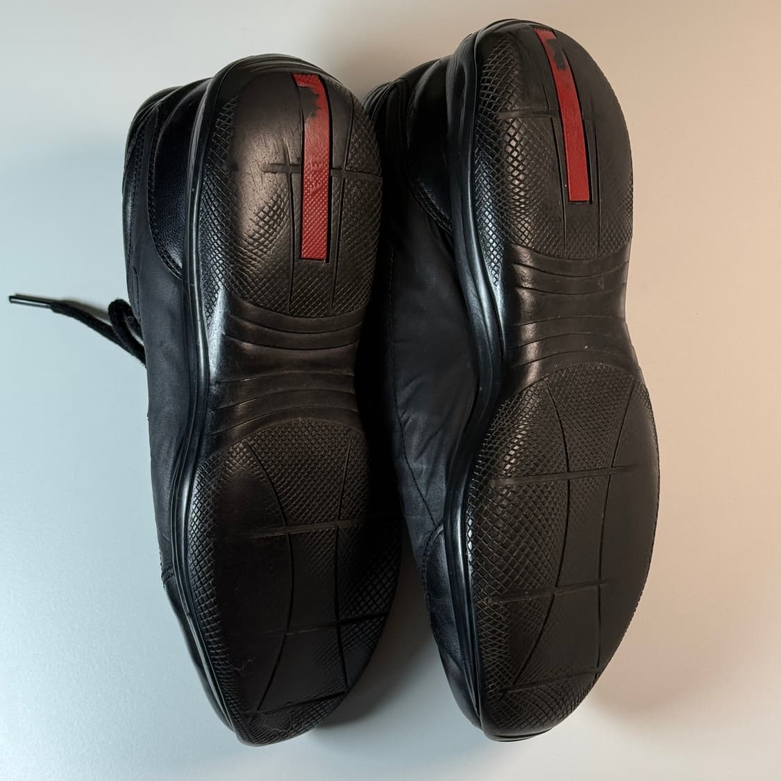 PRADA 프라다 나일론 레더 스니커즈 상품이미지5