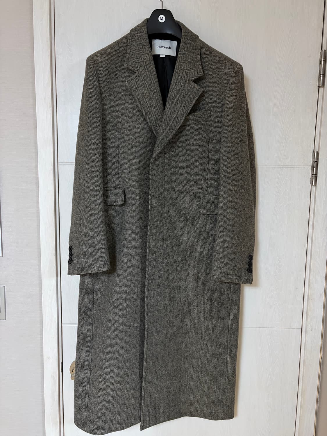 토니웩 24fw 헤링본 코트 L 상품이미지1