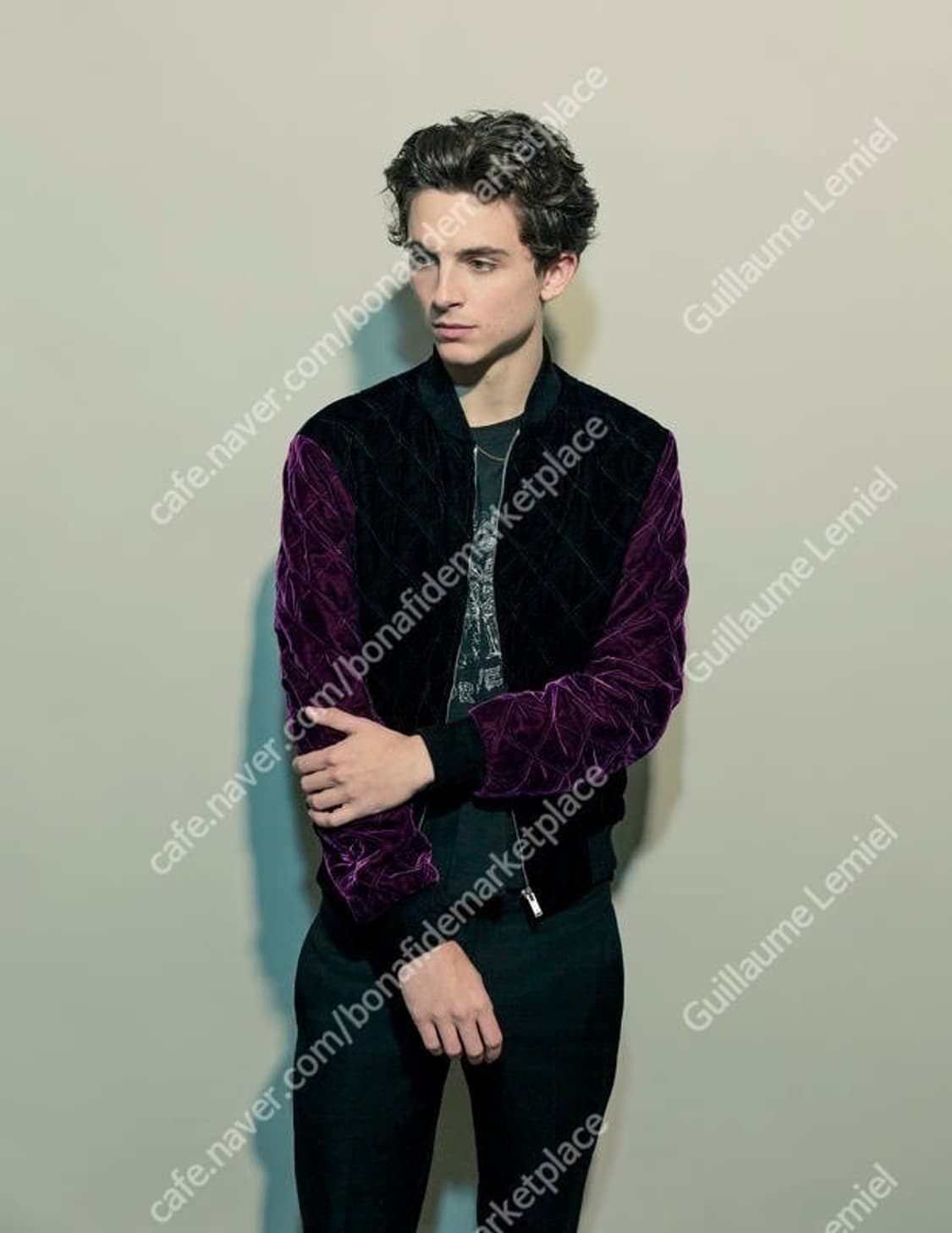 생로랑 벨벳 테디자켓 48 상품이미지5