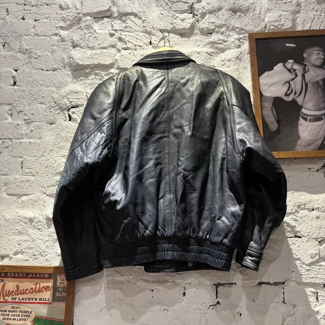 일제 빈티지 양가죽 봄버 자켓 상품이미지2
