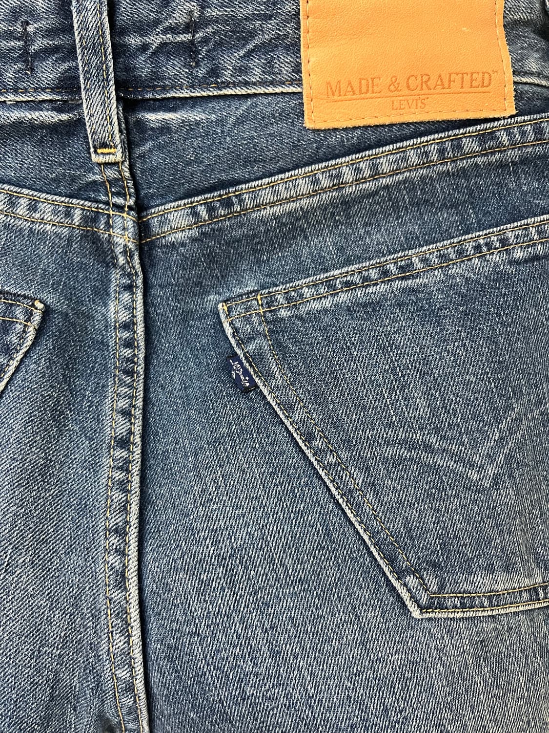 @새상품@ 리바이스 LMC (made & crafted) 중청 워싱데님 상품이미지4