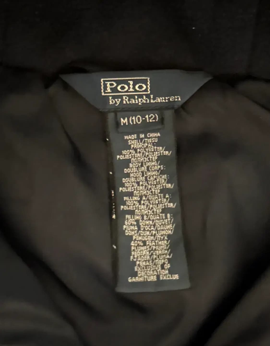 폴로 빅포니패딩 네이비 상품이미지4