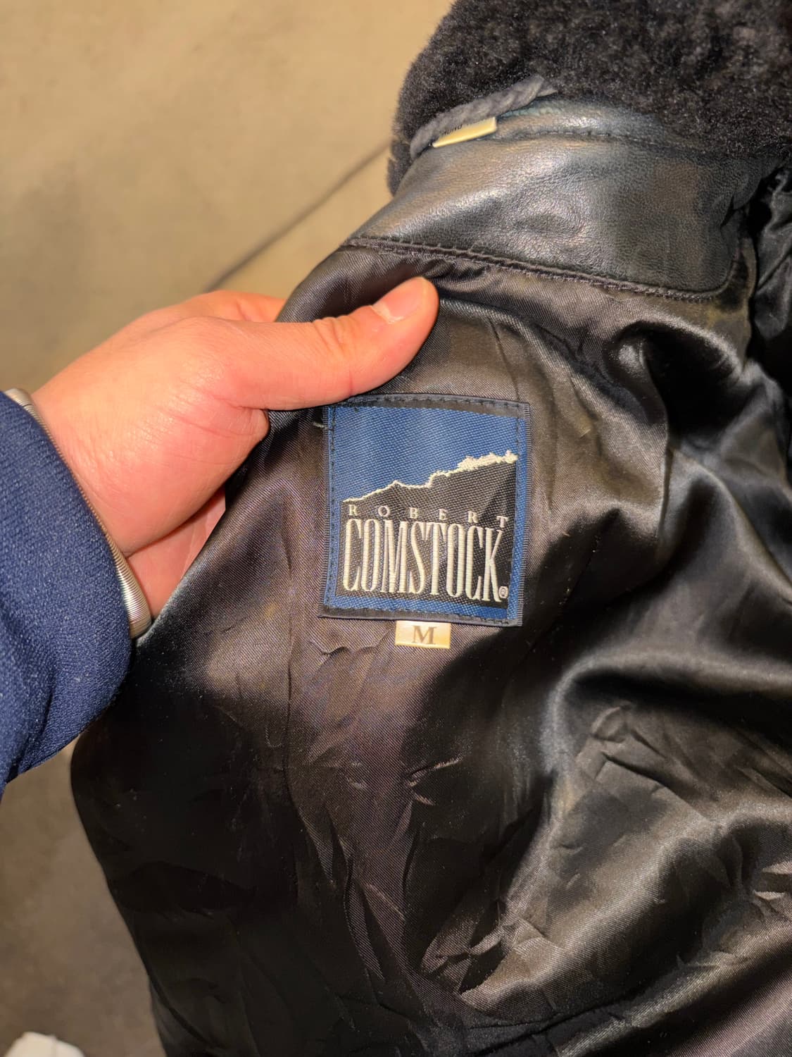 90’s Robert Comstock lambskin bomber 상품이미지10