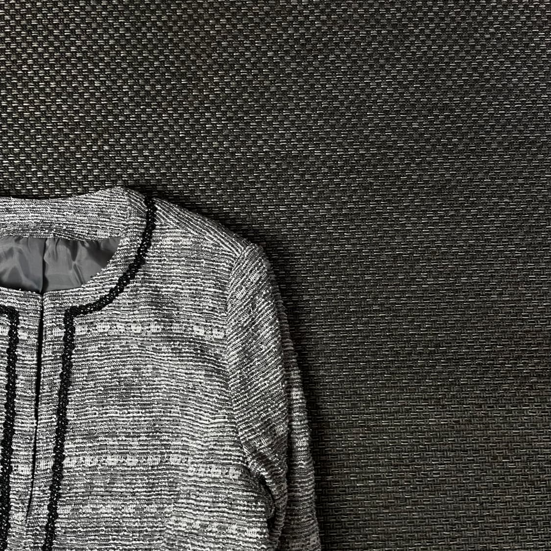 JPN 실버 트위드 자켓 상품이미지3