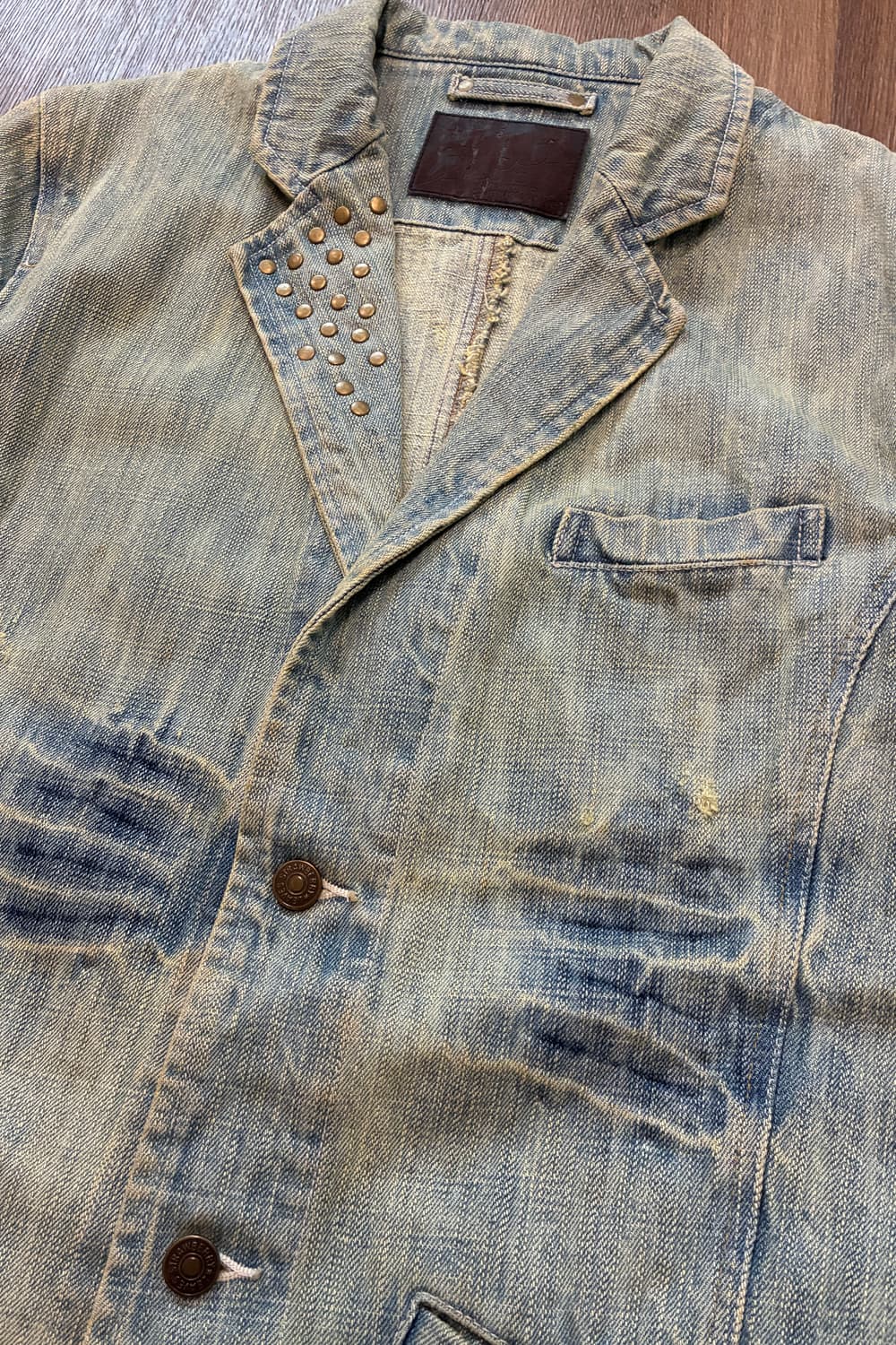 Damage Washing Denim Blazer 상품이미지7